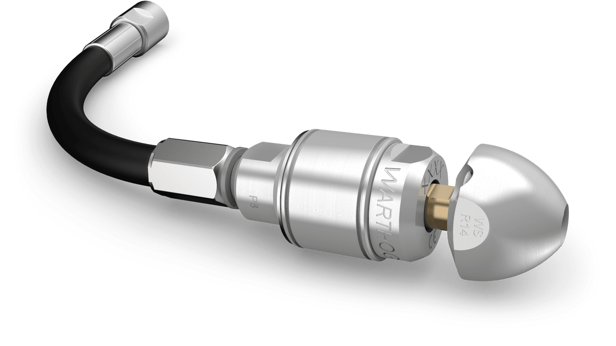 Warthog WS Classic - 1/2" Nozzle w/ Whip Hose (WS-H-1/2-PKG)