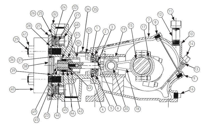 C35-20L Myers Pump Parts | 35 GPM @ 2000 PSI - Sewershop