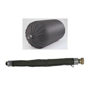 The Hydraulic Flusher Bag comes in 4" up to 24" line sizes.  This style of pipe plug utilizes water to inflate in the sewer line.  Run a garden hose to the plug and run regular water pressure to inflate. 