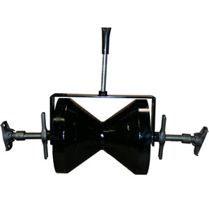 This roller Jack Assembly is a very useful tool to help with this unusual dynamic where normal roller guides won't work.  
