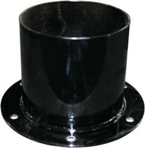 suction hose adapter, top hat, steel hose cuff