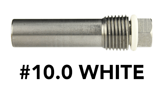 Hydra-Flex SwitchBlade White Pill. Individual, replaceable, color-coded nozzle pills allow you to change water flow rate and pattern based on current soil conditions.
