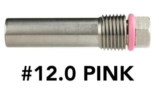 Hydra-Flex SwitchBlade Pink Pill. Individual, replaceable, color-coded nozzle pills allow you to change water flow rate and pattern based on current soil conditions.