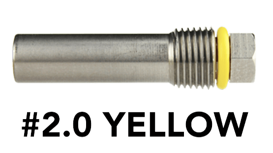 Hydra-Flex SwitchBlade Yellow Pill. Individual, replaceable, color-coded nozzle pills allow you to change water flow rate and pattern based on current soil conditions.