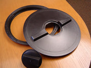 Black plastic tank lid