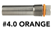 Hydra-Flex SwitchBlade Orange Pill. Individual, replaceable, color-coded nozzle pills allow you to change water flow rate and pattern based on current soil conditions.