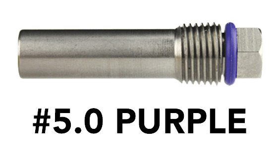 Hydra-Flex SwitchBlade Purple Pill. Individual, replaceable, color-coded nozzle pills allow you to change water flow rate and pattern based on current soil conditions.