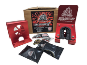 Red Dig Pig Tool Grabber set with packaging on a white background