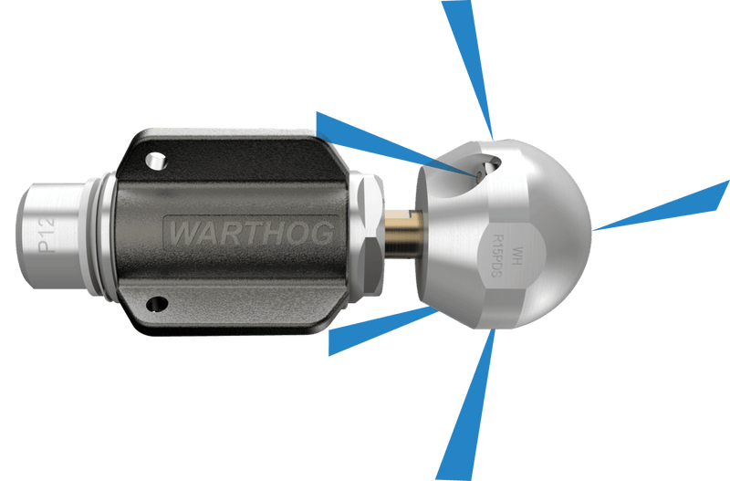 Warthog WH Classic - 3/4" Puller Descaler Package Nozzle (WH-3/4-PDS-PKG)
