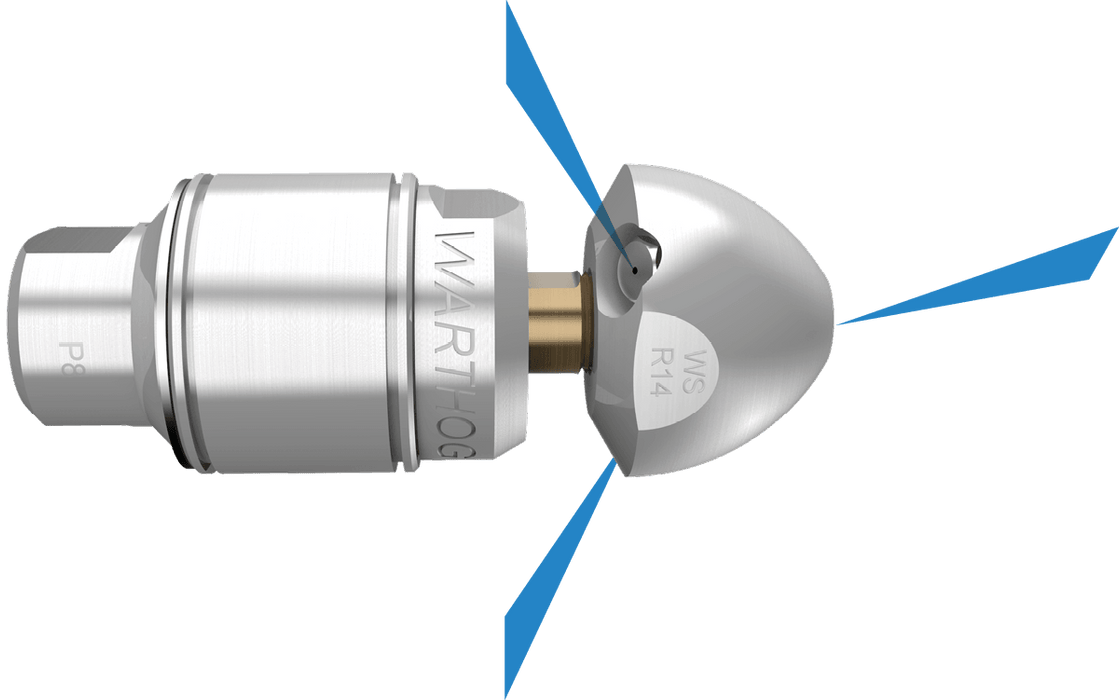 Warthog WS Classic - 1/2" Nozzle w/ Whip Hose (WS-H-1/2-PKG)