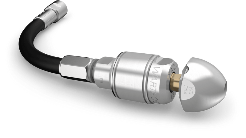 Warthog WS Classic - 1/2" Nozzle w/ Whip Hose (WS-H-1/2-PKG)