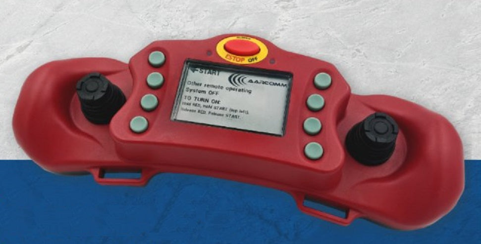 The Aarcomm Systems Sledgehammer Wireless Remote.