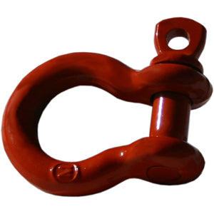 Anchor Shackle - Assembly of the roller and yoke allows the operator to stay out of the manhole and provide proper adjustment of the assembly so the bucket can travel easily around the roller into the sewer line to be cleaned.