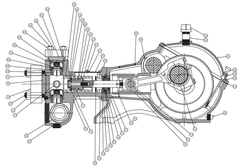E70-23 Myers Pump Parts | 70 GPM @ 2300 PSI | Post-6/2008 Model - Sewershop