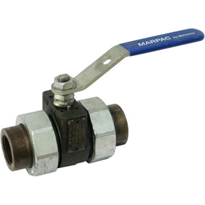 The Double Union style ball valve is ideal for easy removal/installation into a hard-plumbed setup.  Allows the ability to break open a line to plumb in the new valve for flow control. 